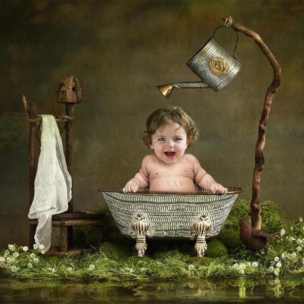 Kain Background studio alas foto bayi Baby Photography Abstrak