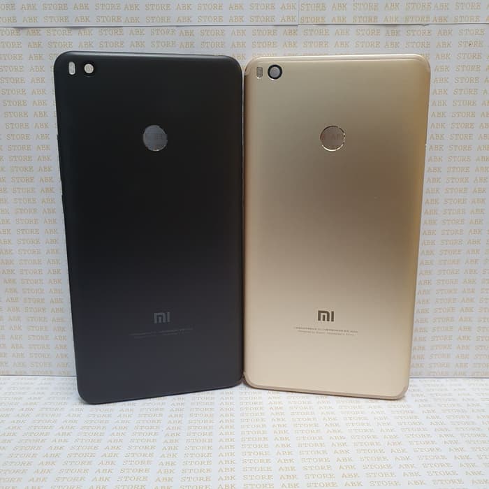 Backdoor Backcover Tutup belakang Xiaomi Xiomi Mi Max 2 Original - Hitam