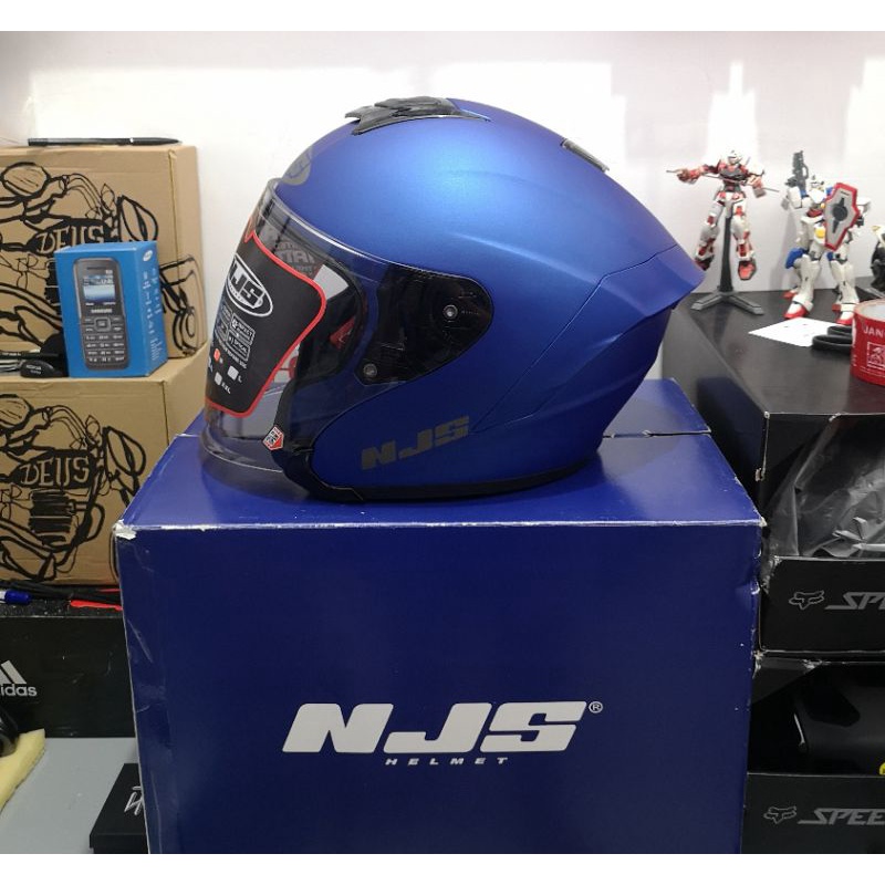Njs Kairoz helm half face original-Midnite Blue