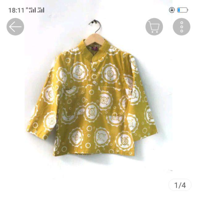 Batik Anak Twist Long Sleve Shirt