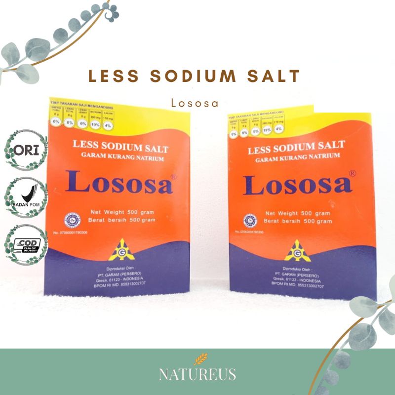 

❤️NATUREUS❤️ GARAM Lososa 500 gr & 250 gr - Terlaris [MALANG]