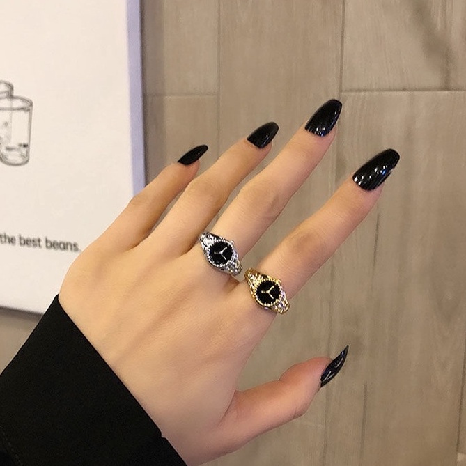 Cincin Desain Jam Tangan Gaya Korea Untuk Aksesoris Wanita