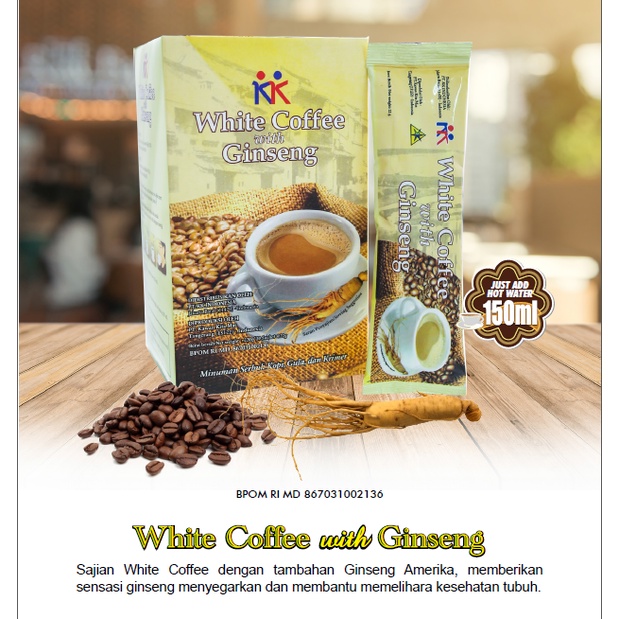 

White Coffee with Ginseng 10 sachet