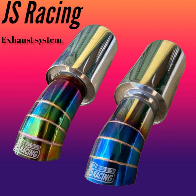 Knalpot Mobil Racing JS Racing Suara bass adem kenalpot racing mobil bass adem knalpot mobil Js raci