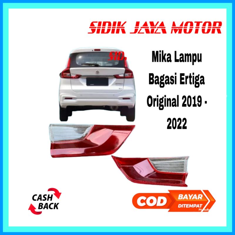 Mika lampu bagasi Ertiga original 2019 2020 2021 2022 stoplamp mika lampu bagasi ertiga kiri atau