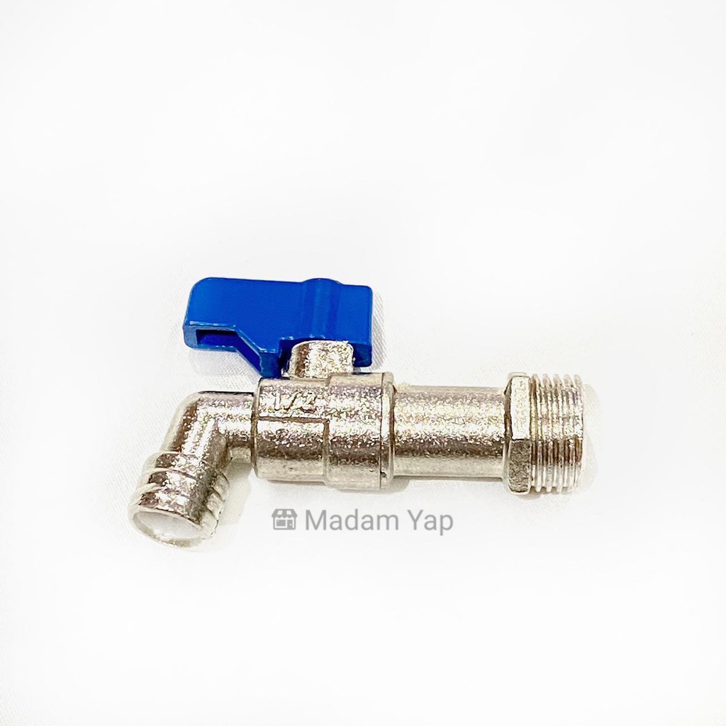 Keran Air Cebol 1/2&quot; Inch - Kran Tembok Taman Besi Mini