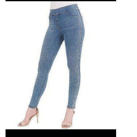 Celana panjang wanita luxe denim