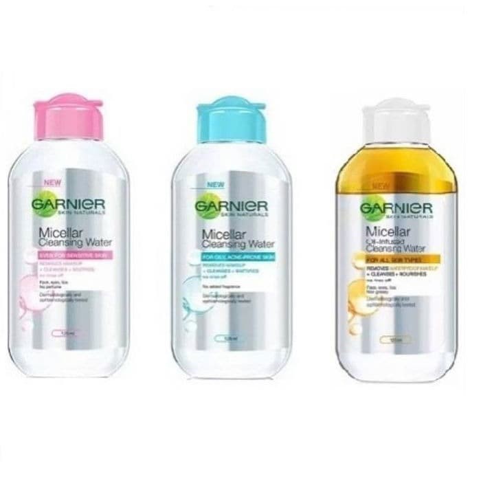 Eksklusif GARNIER Micellar Water 50/ 125/ 400ml - 125ml, Biru Berkualitas