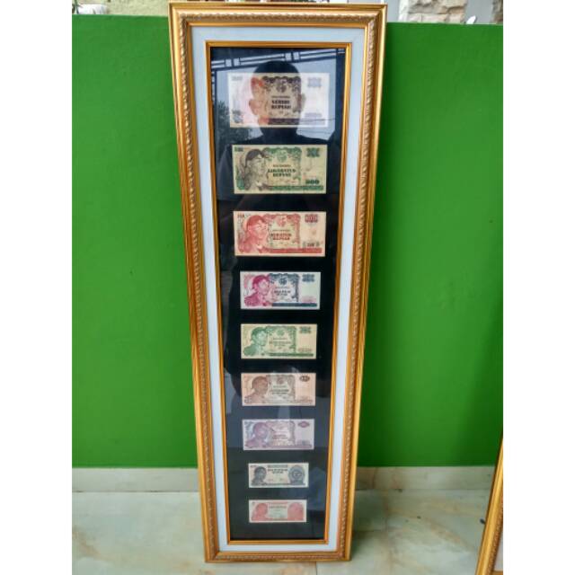 Set uang kuno soedirman 1 rupiah sampai 1000 rupiah asli original
