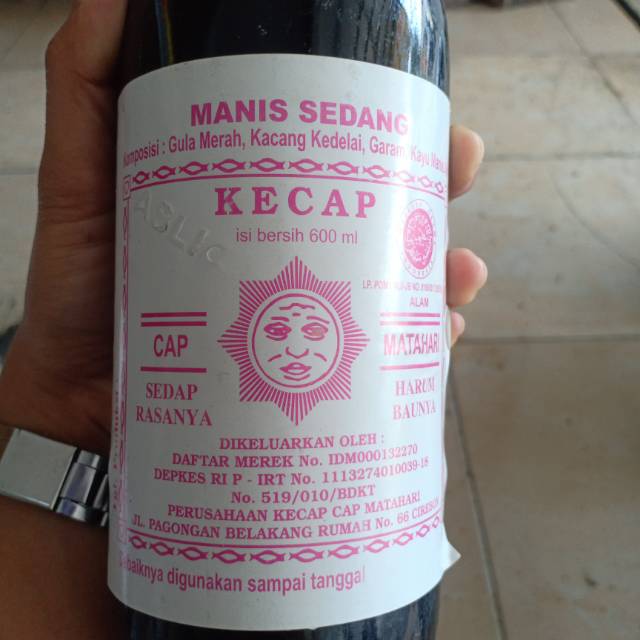 

Kecap Matahari khas Cirebon