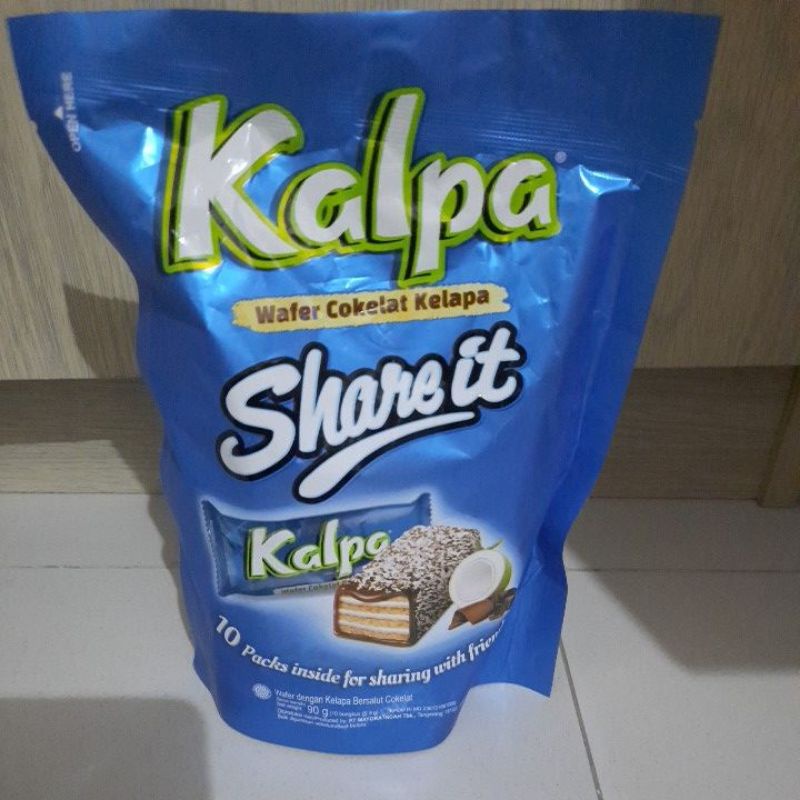 Jual Kalpa Chocolate Wafer Coconut Snack Wafer Coklat Kelapa Shopee