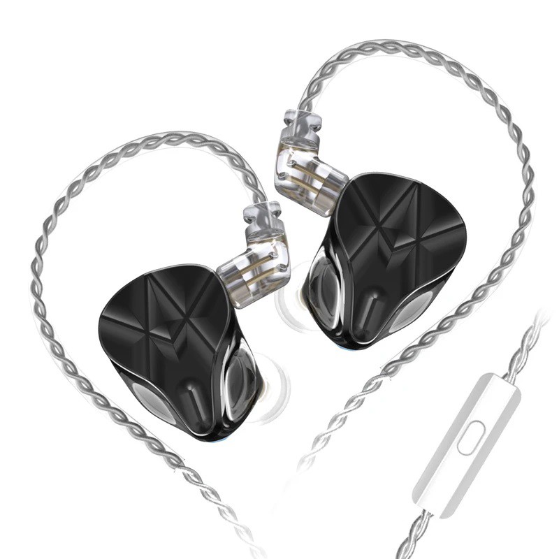 KZ ASF 10BA Knowledge Zenith Earphones Balanced Armature Noise Cancelling Headset Microphone