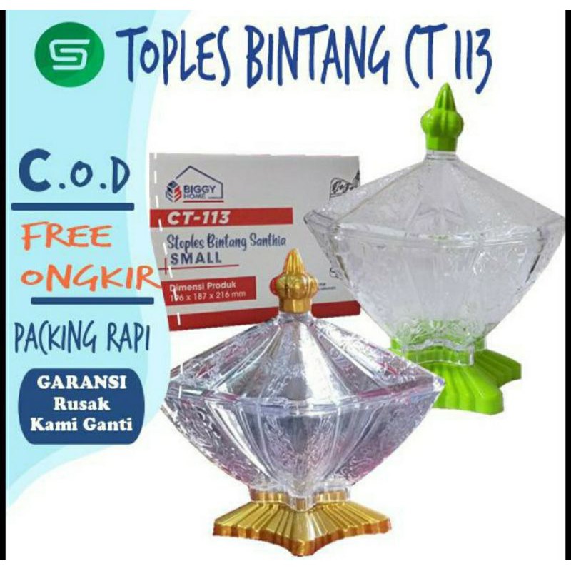 TOPLES BINTANG TOPLES SANTHIA LARGE BUKAN YANG SMALL BIGGY HOME CT-114 TOPLES LEBARAN
