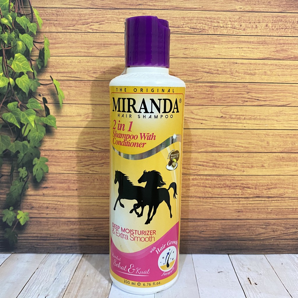 Jual Miranda Shampoo Kuda 2in1 with Conditioner 200ml Shopee Indonesia