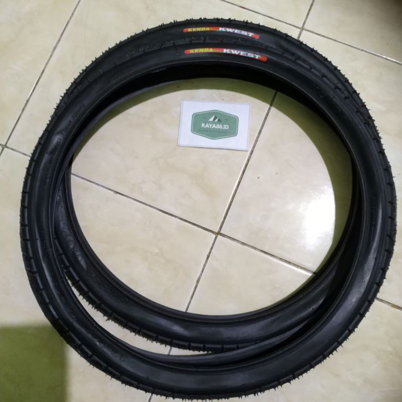RAYA88 BAN LUAR 16 x 1 3/8 PREMIUM KENDA KWEST SEPEDA LIPAT 16 PLUS 16+