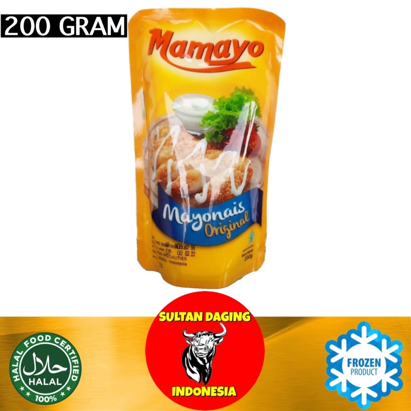 MAYONAISE MAMAYO 200 GRAM/ MAMAYO MAYONAISE/ MAYONAISE 200GRAM/ MAYONES 200GR/ MAYONES MAMAYO/ MAYO