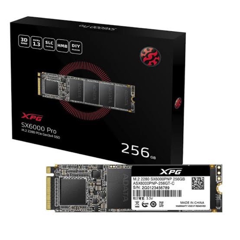 SSD NVME ADATA XPG SX6000 PRO -256GB