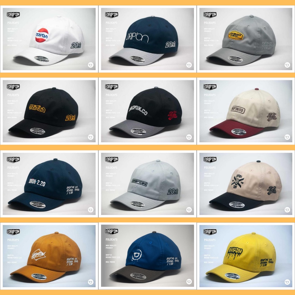 Dripon Polo Cap Basic Orange