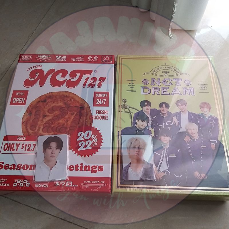 Sharing Season Greetings 2022 SG22 Benefit Bene SMSTORE NCT DREAM MARK CHENLE Mini Brochure 127