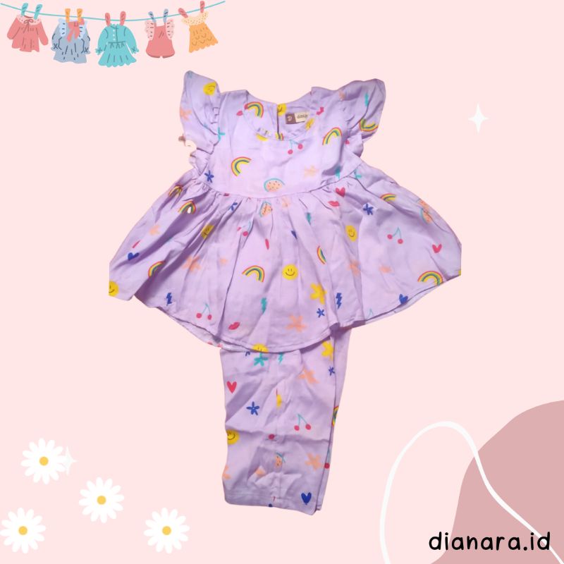 Setelan rayon anak piyama rayon anak