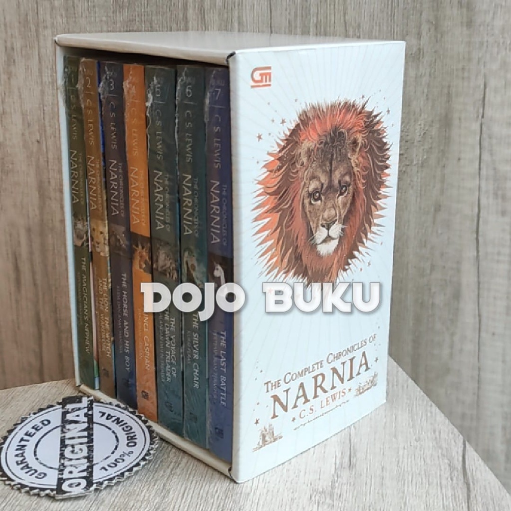 SET Buku The Chronicles of Narnia 1-7 by C. S. Lewis (BONUS BOXSET)