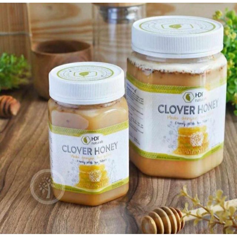 

Clover Honey (Madu dengan Bee Pollen)