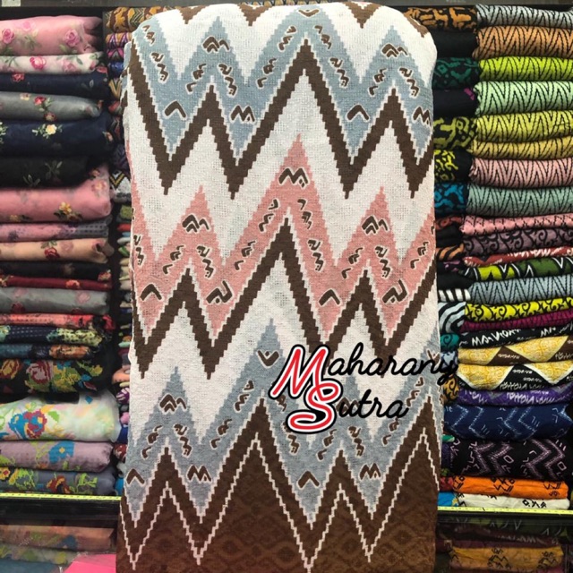 Kain Tenun Sutra Batik Meteran Motif Aksara Lontara Bugis Makassar Shopee Indonesia