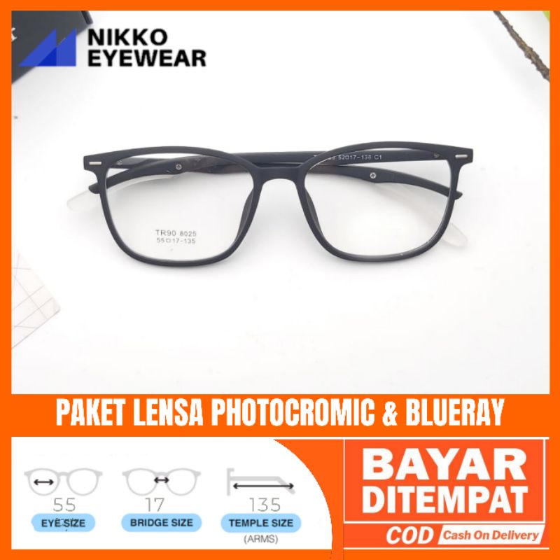 Frame Kacamata 8025, Gratis Lensa Minus, Kacamata Antiradiasi, Kacamata baca,Kacamata Korea