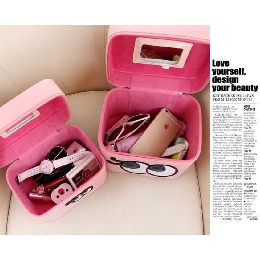 Miswbery Tas Organizer Make Up Perhiasan Besar Wanita - CC-004