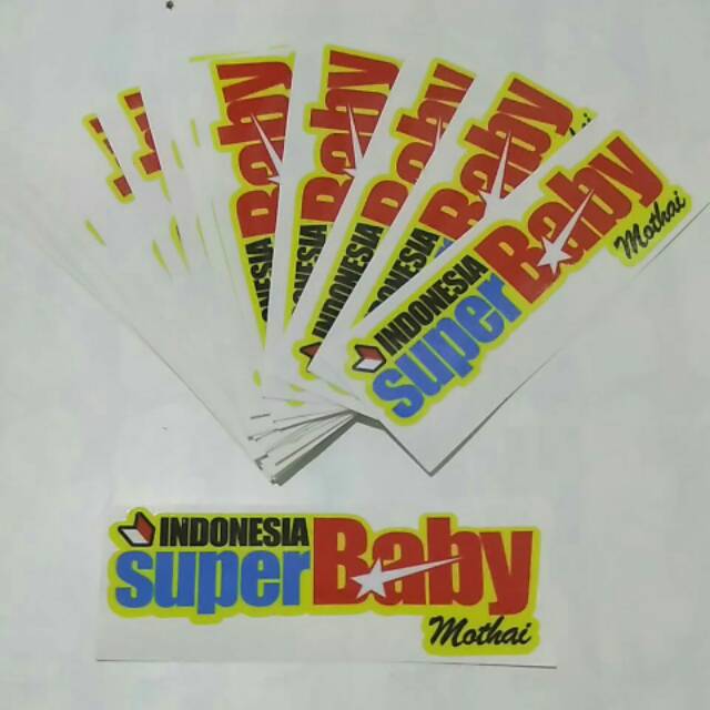 

Stiker super baby mothai