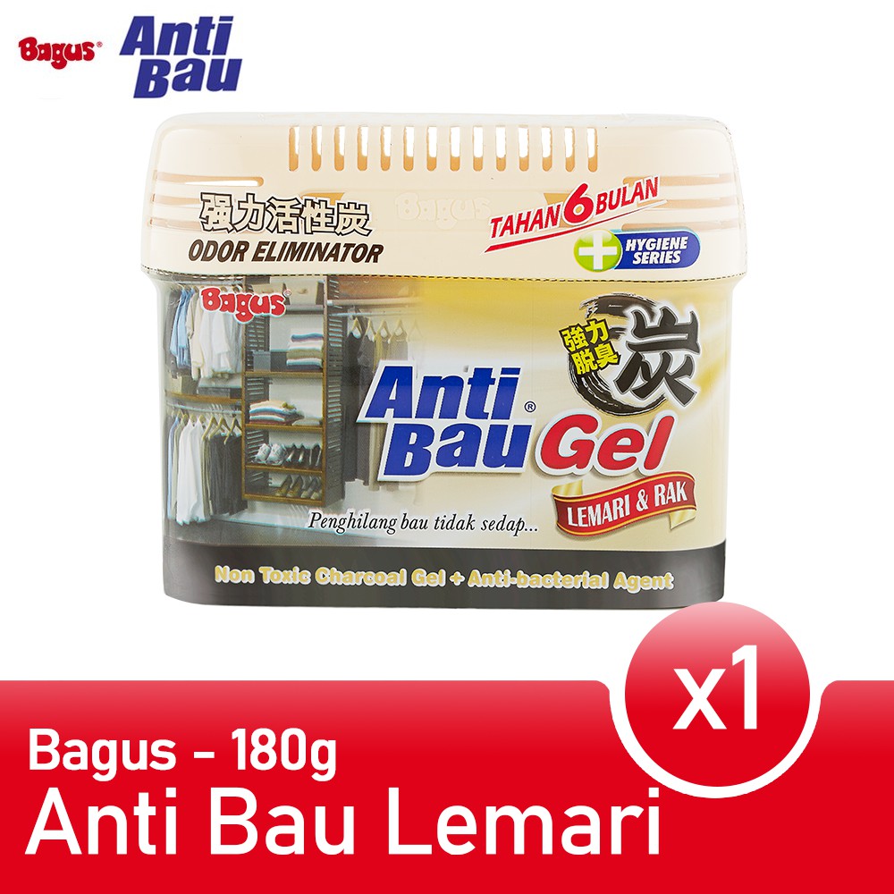 Bagus Anti Bau Lemari Rak Penghilang bau Lemari Rak 180 gr W-20320