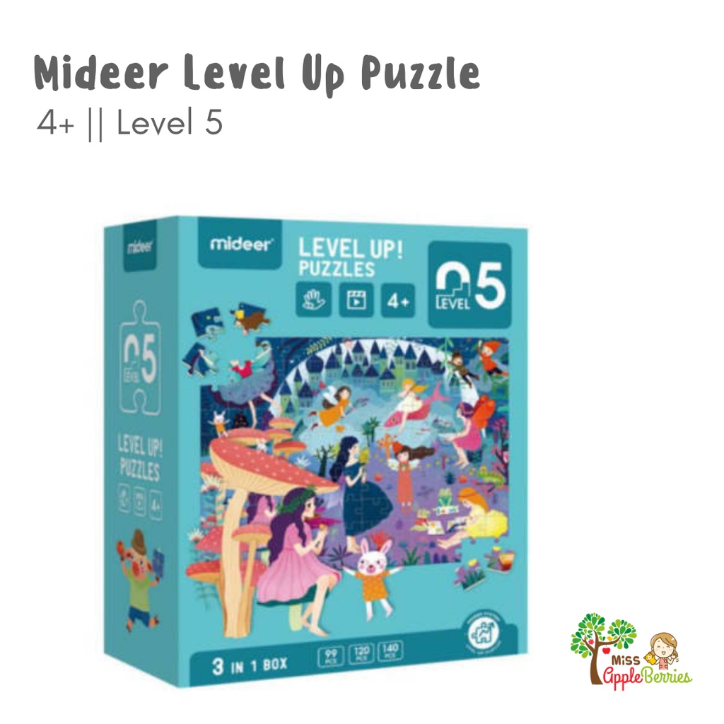 Mideer Level Up Puzzle (Level 4 & Level 5)