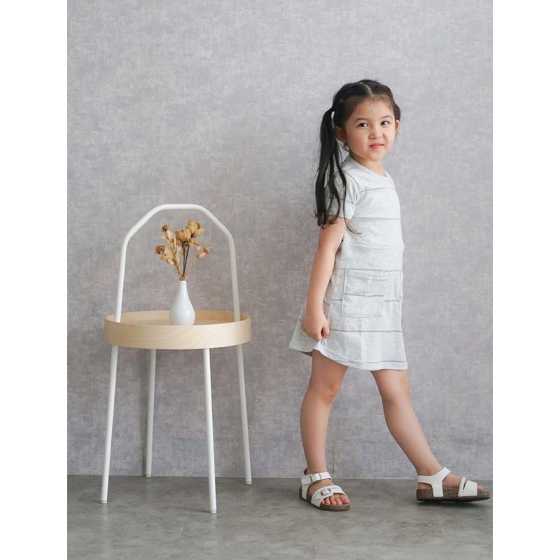 Calla Dress Rok Terusan Anak Perempuan 2-5 Th Bahan Rib / Baju Anak Cewek Terusan Rok Anak Perempuan