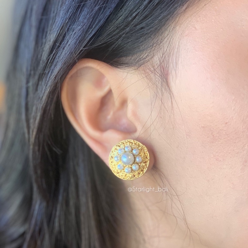 Anting alpaka tedung seri 01