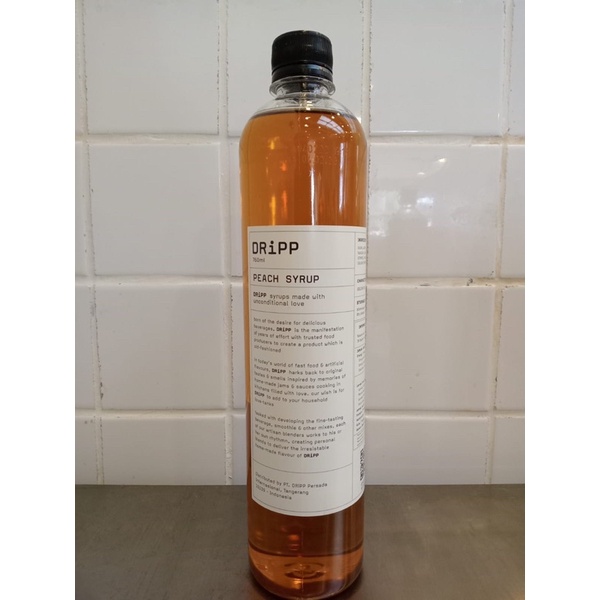 

DRIPP Peach Syrup (Peach sirup Original)