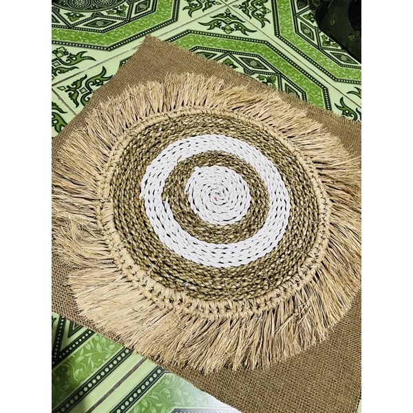 Placemate Seagrass Natural Rumbai