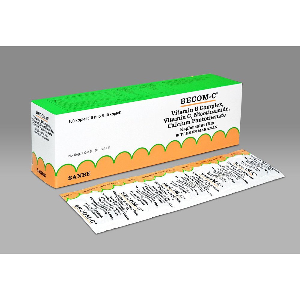 Becom c strip 10 tablet Vitamin C 500 mg