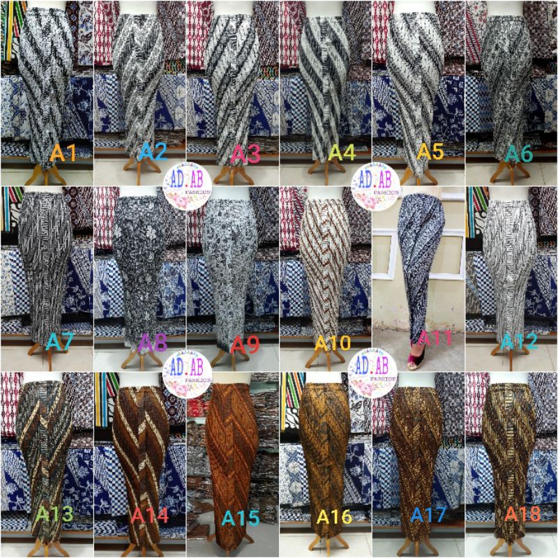 rok motif baru plisket wiron grosir murah