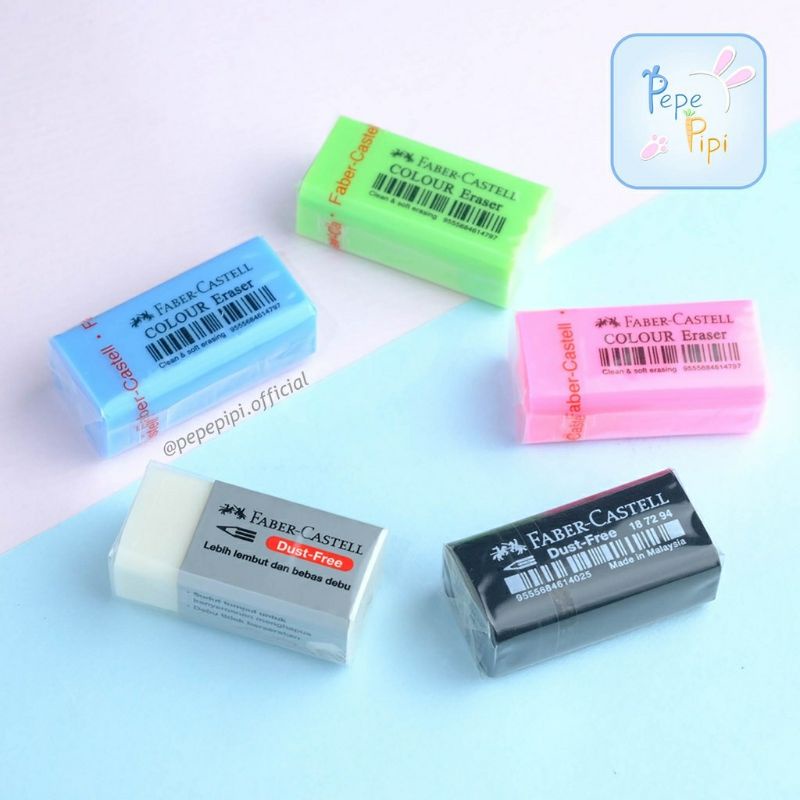 

[AJS] Penghapus FABER CASTELL Kecil Putih/Original Asli