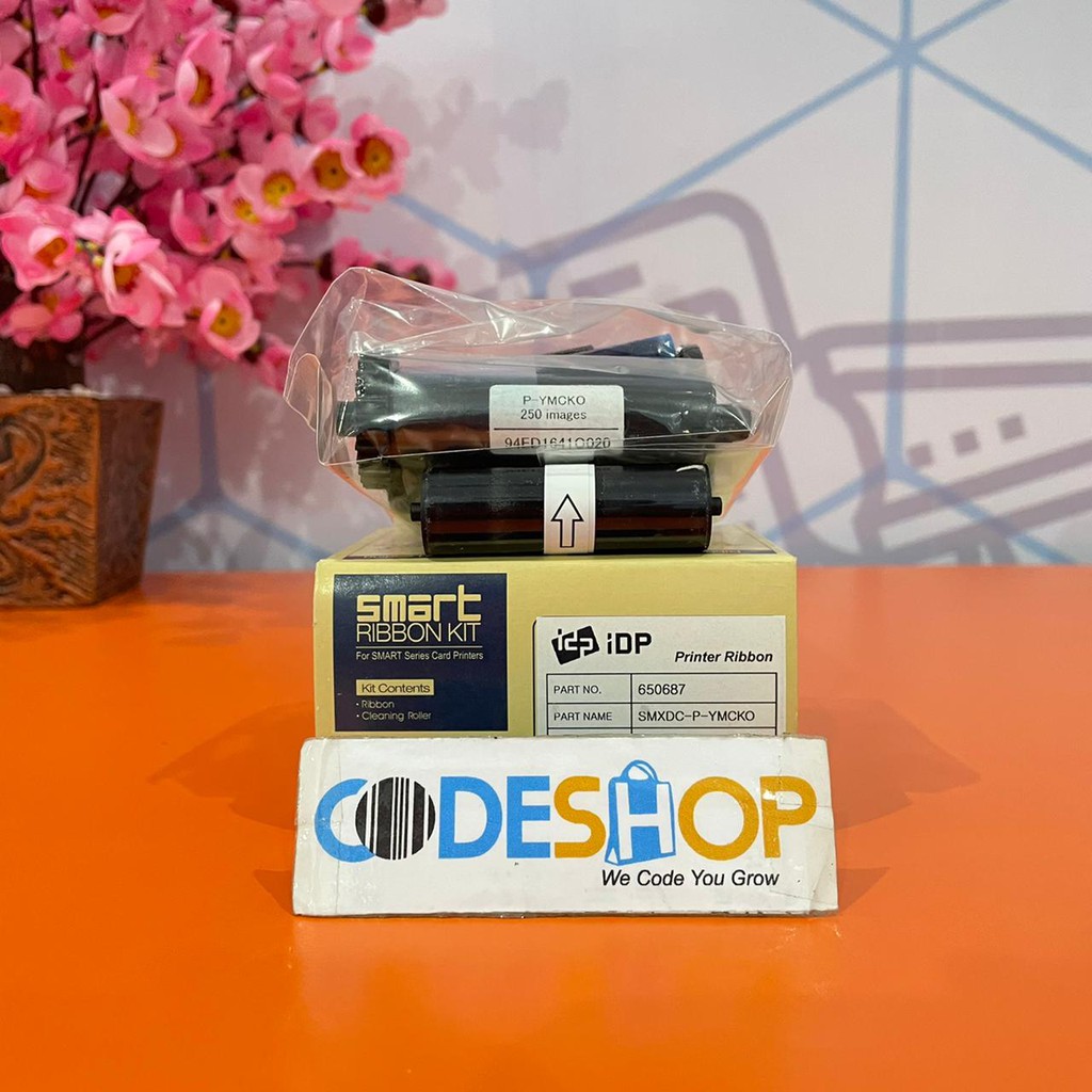 Jual Idp Ribbon Kit Id Card Printer Smart Smxdc P Ymcko Part No Shopee Indonesia