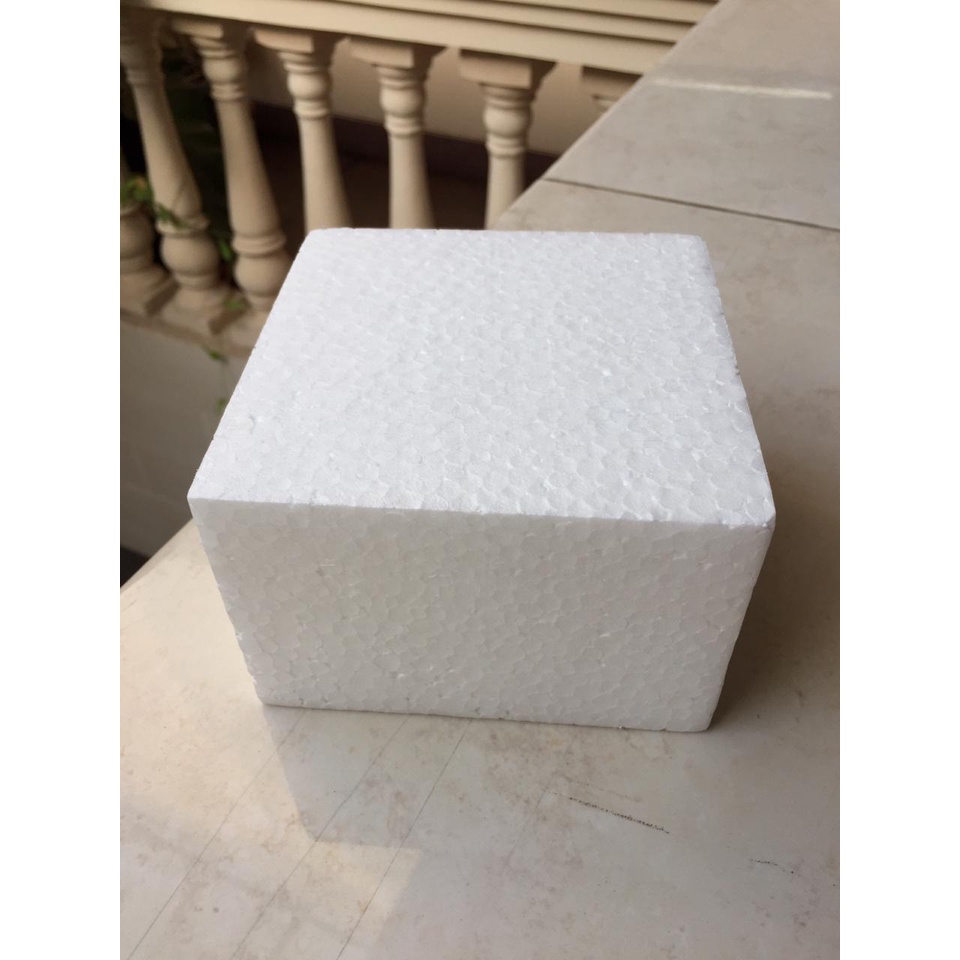 

Dummy kue cake gabus styrofoam kotak kubus 22cm tinggi 10cm