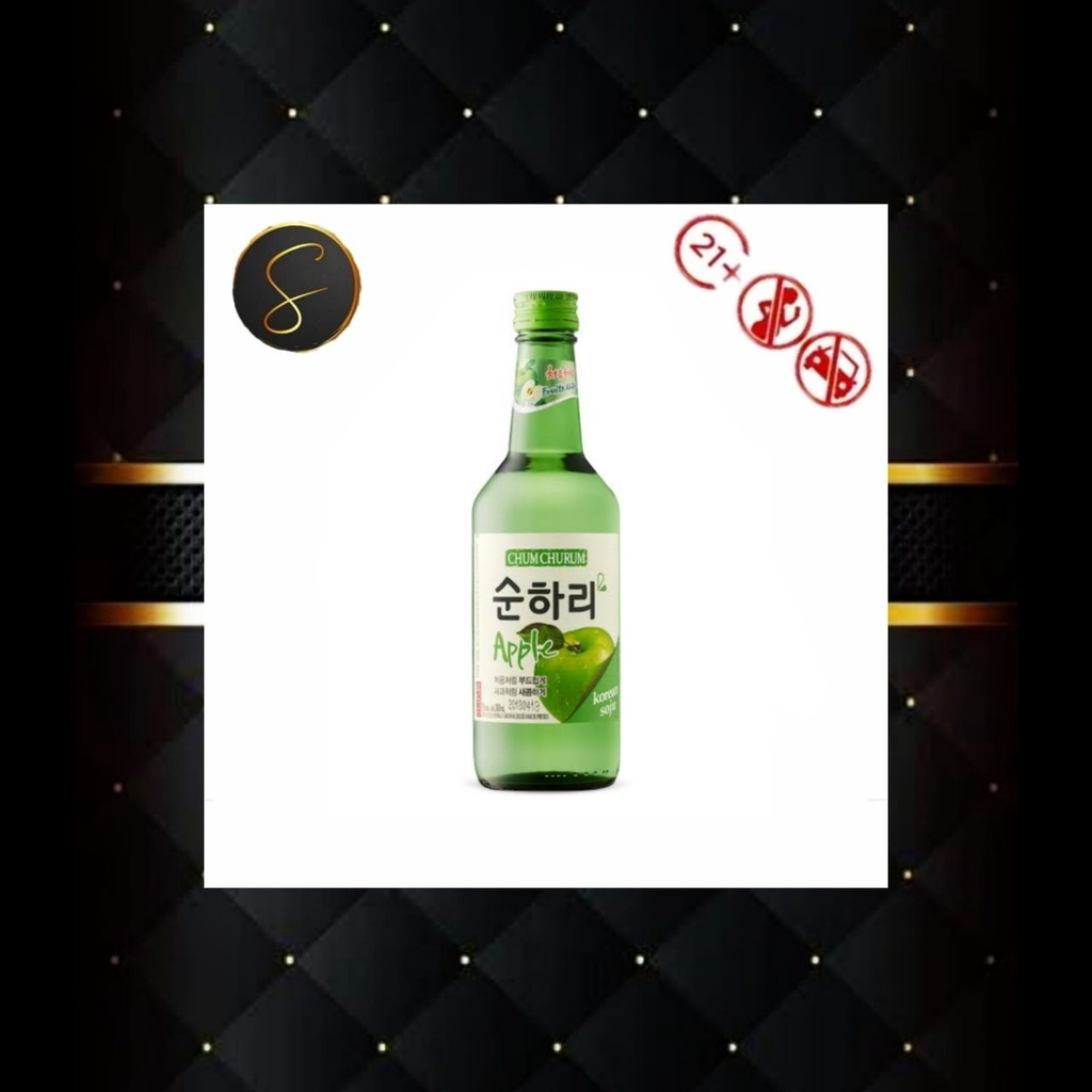 SOJU CHUM CHURUM / CHUMCHURUM APPLE 360 ML