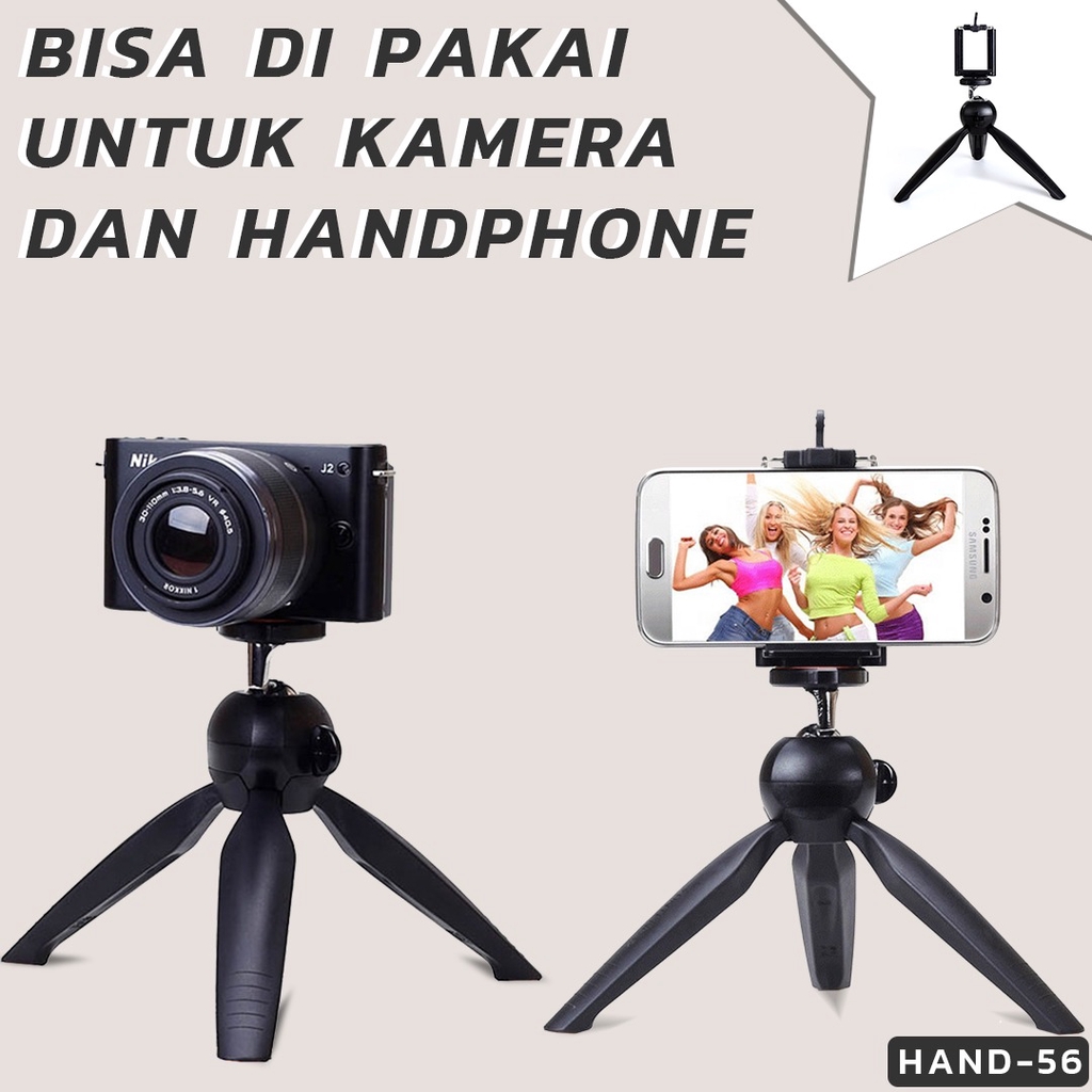 TRIPOD YUNTENG . Tripod Kecil Meja utk Hp dan Kamera Dslr Plus Holder for Camdig Actioncam Video