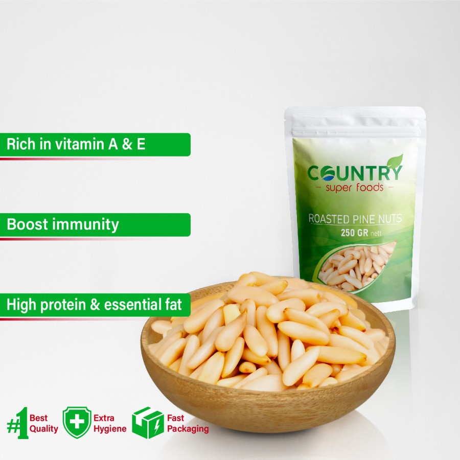 

[ 250 gr ] - Roasted Pine Nuts | Kacang Pinus Panggang