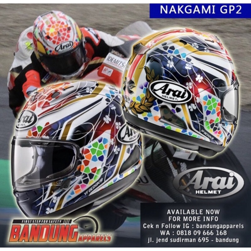 helm arai rx7x nakagami