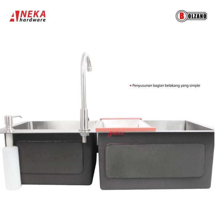 sink Bolzano kitchen sink bak cuci piring 2 lubang /Bolzano 8245