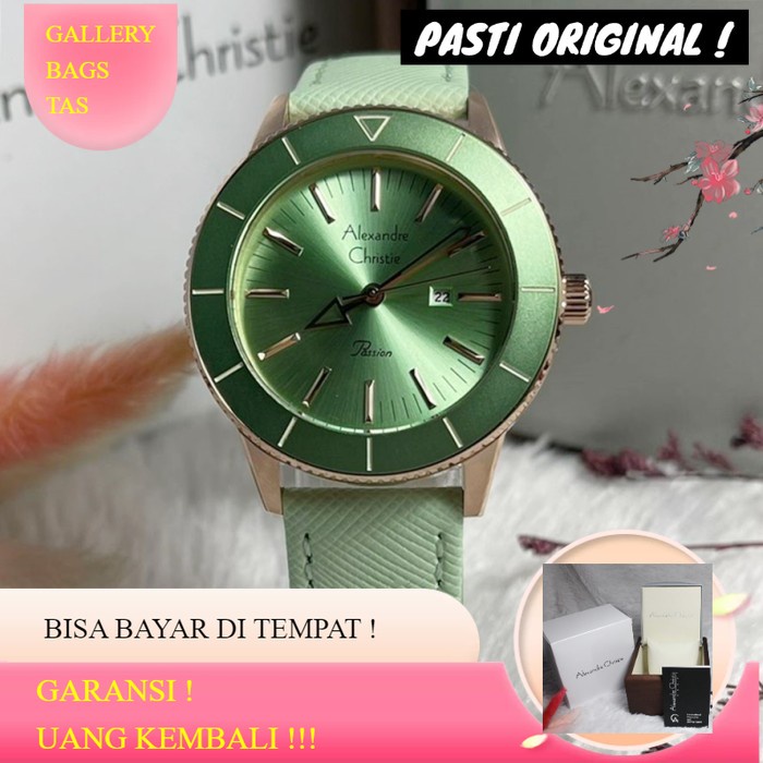 TERBUKTI ASLI ORIGINAL GARANSI UANG KEMBALI  JAM TANGAN WANITA ALEXANDRE ALEXANDER CHRISTIE CRISTIE 