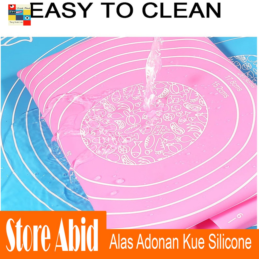 Alas adonan kue Silicone UK 50X40CM ALAS ADONAN KUE SILIKON