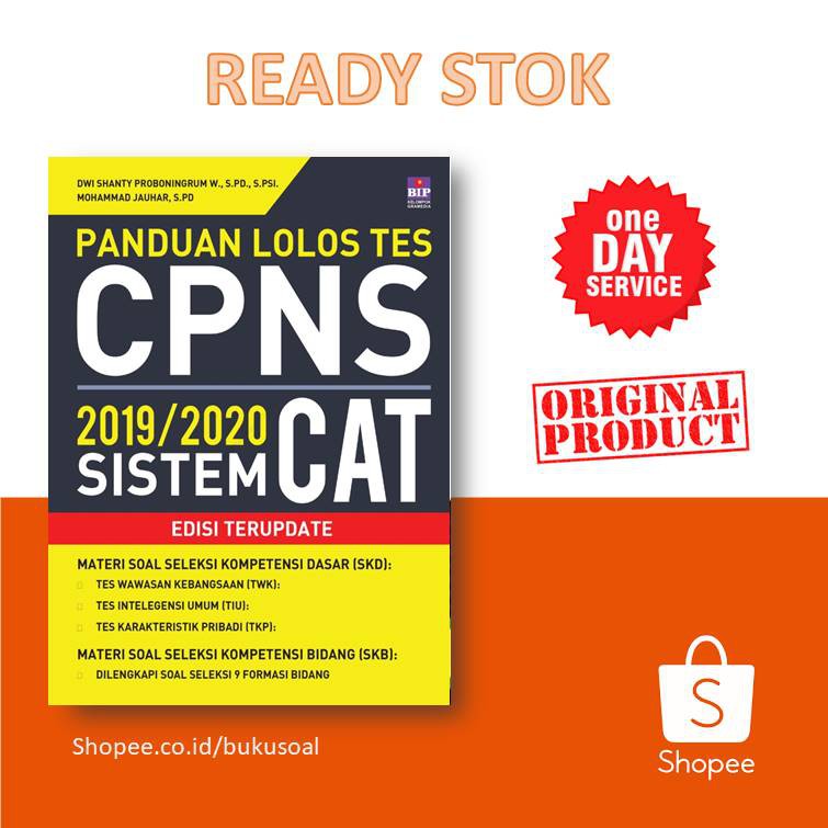 Buku Cpns Panduan Lolos Tes Cpns 2019 2020 Sistem Cat Shopee Indonesia