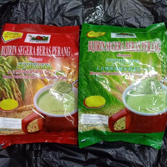 

Bijirin Segera Beras Perang dan Spirulina 30gx12 pek Produk Terlaris